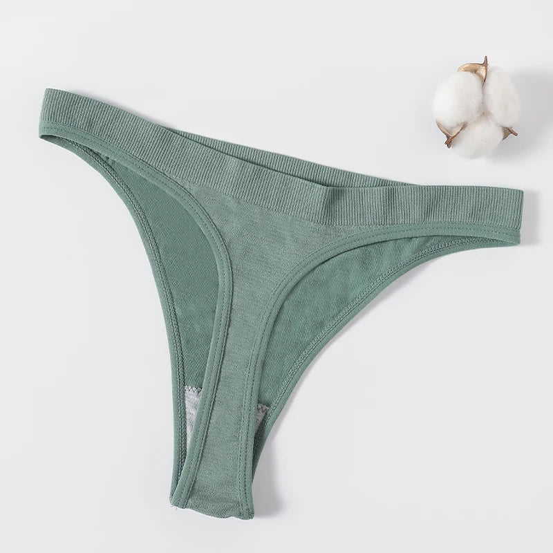 3PCS Seamless Thong Set – Romantic High-Waist Elegance
